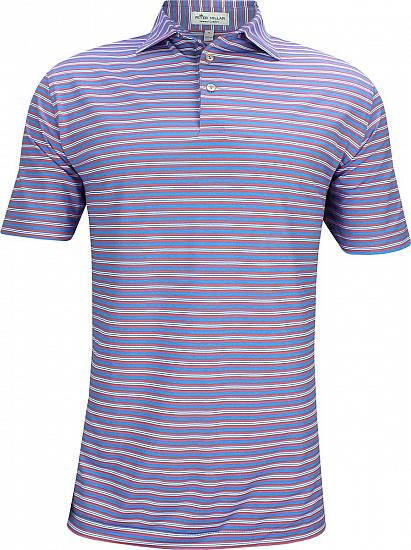 Peter Millar King Stripe Stretch Mesh Golf Shirts