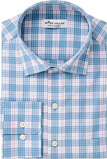 Peter Millar Griffin Check Sport Woven Performance Button-Downs - Previous Season Style - ON SALE