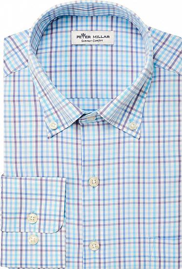 Peter Millar Oliver Multi Check Sport Woven Performance Button-Downs - Previous Season Style