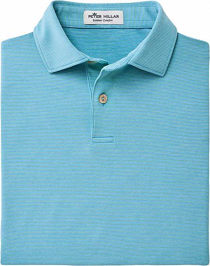 Peter Millar Jubilee Stripe Stretch Jersey Junior Golf Shirts