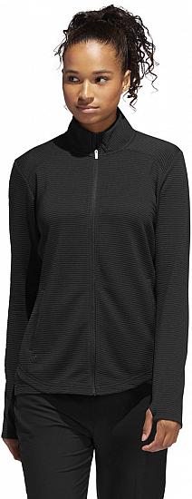 Adidas Women's Essential Textured Full-Zip Golf Jackets - ON SALE