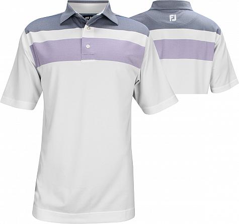 FootJoy ProDry Double Block Birdseye Pique Golf Shirts - FJ Tour Logo Available - Previous Season Style