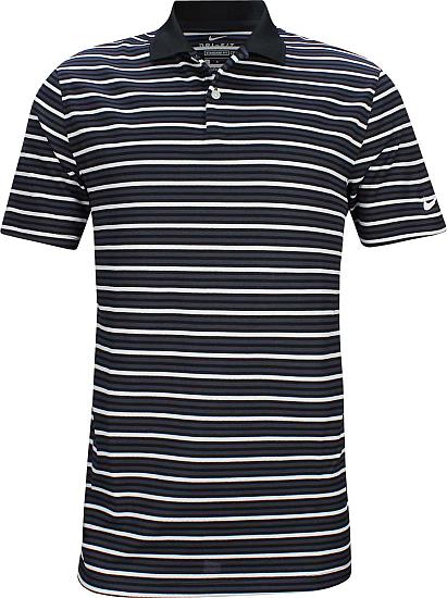 Nike Dri-FIT Victory Stripe Left Sleeve Logo Golf Shirts - Previous Season Style - ON SALE