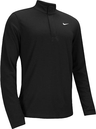 Nike Dri-FIT Victory Half-Zip Golf Pullovers in Black (style CN1018-010)