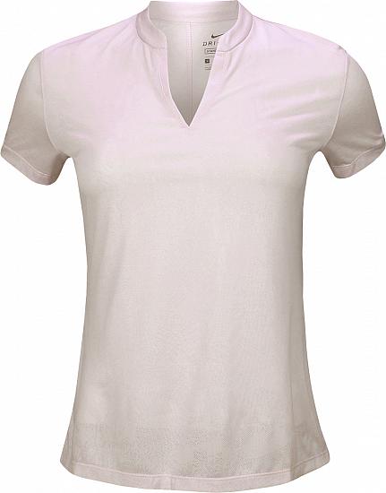 Nike Women's Breathe Ace Jacquard Golf Shirts - Previous Season Style - ON SALE