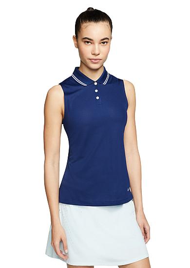 Nike Women's Dri-FIT Victory Sleeveless Golf Shirts - Previous Season Style - ON SALE