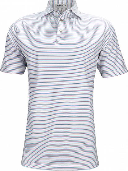 Peter Millar Peace Stripe Stretch Mesh Golf Shirts