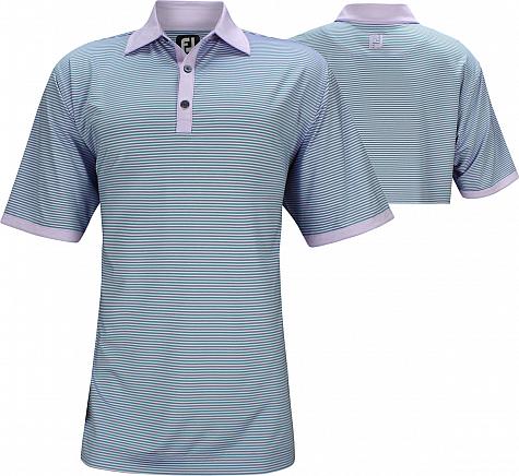 FootJoy ProDry Lisle Feeder Solid Trim Golf Shirts - FJ Tour Logo Available - Previous Season Style