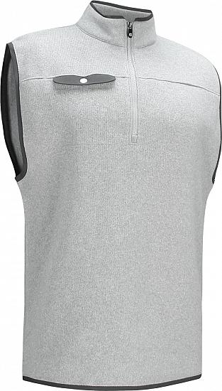 FootJoy Sweater Fleece Quarter-Zip Golf Vests - FJ Tour Logo Available
