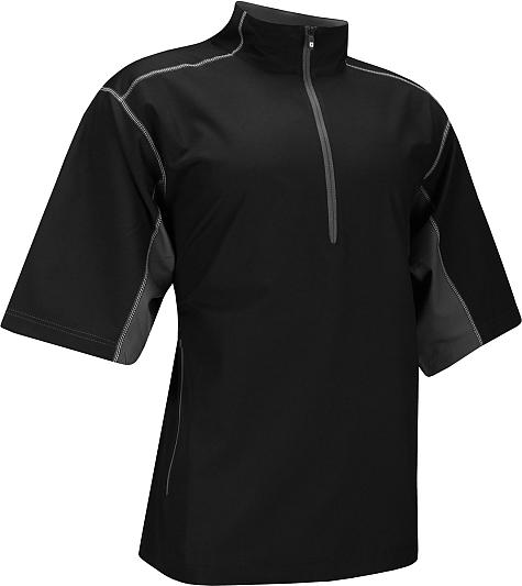 FootJoy Short Sleeve Sport Half-Zip Golf Windshirts - FJ Tour Logo Available