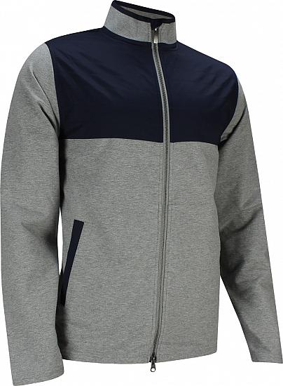 FootJoy Brushed Back Jersey Full-Zip Golf Jackets - FJ Tour Logo Available - Previous Season Style