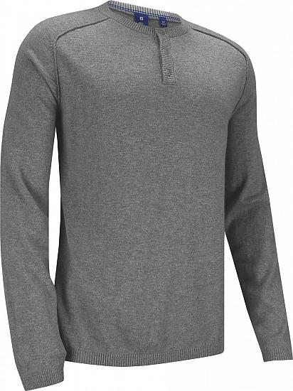 FootJoy Merino Cotton Henley Crewneck Golf Sweaters - FJ Tour Logo Available - Previous Season Style