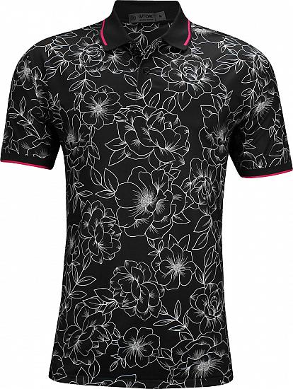 G/Fore Floral Tipped Golf Shirts