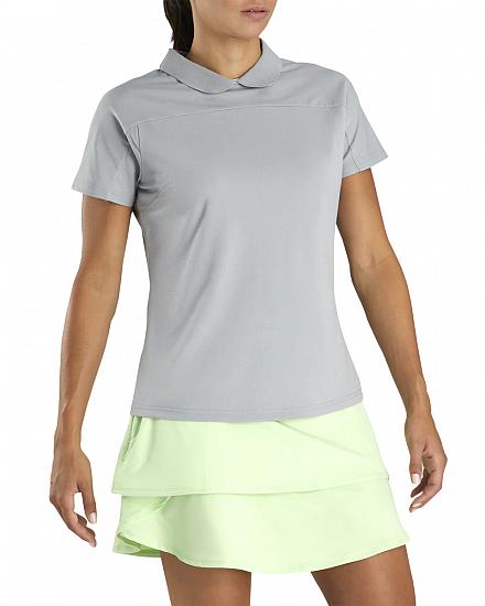 FootJoy Women's Back-Zip Pique Golf Shirts - FJ Tour Logo Available - Previous Season Style