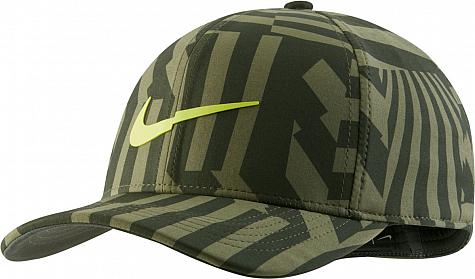 Nike AeroBill Classic 99 Print Flex Fit Golf Hats - Previous Season Style - ON SALE