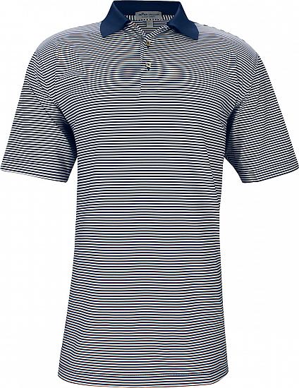 Peter Millar Hales Stripe Knit Stretch Jersey Golf Shirts