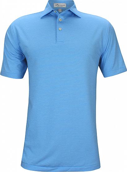 Peter Millar Halford Stripe Stretch Jersey Golf Shirts - Previous Season Style