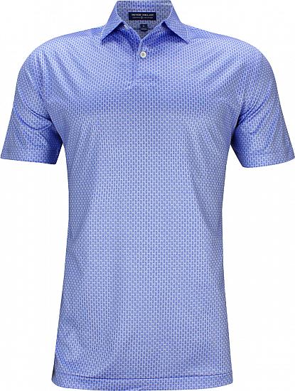 Peter Millar Crown Crafted Calico Performance Golf Shirts - Tour Fit