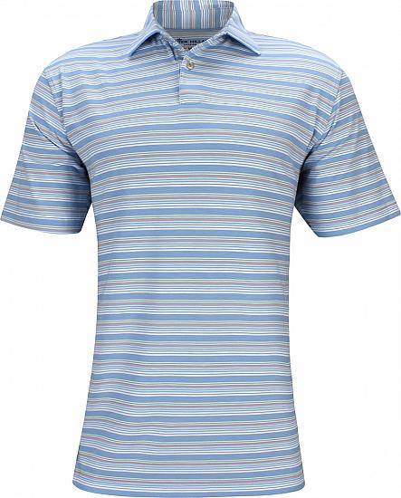 Peter Millar Dri-Release Natural Touch Multi Stripe Golf Shirts