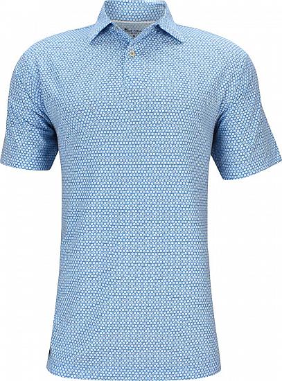 Peter Millar Dri-Release Natural Touch Oyster Shell Golf Shirts
