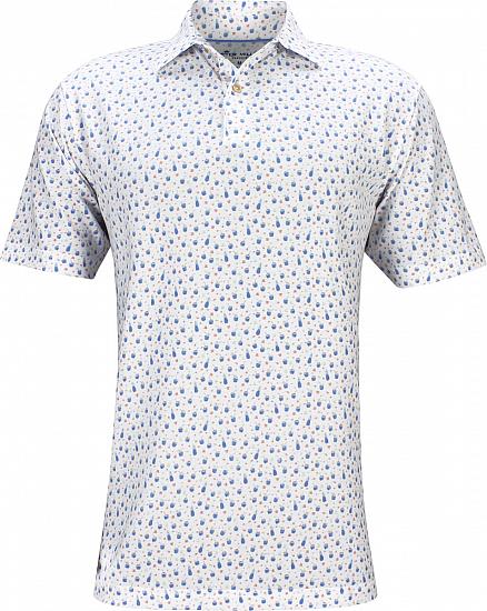 Peter Millar Dri-Release Natural Touch Coconut Cocktails Golf Shirts