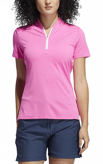 Adidas Women's HEAT.RDY Zip Golf Shirts - ON SALE