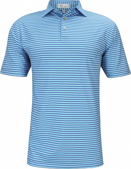 Peter Millar Mills Stripe Stretch Jersey Golf Shirts