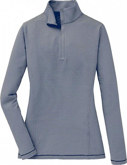 Peter Millar Women's Perth Sophie Stripe Quarter-Zip Golf Pullovers - Previous Season Style