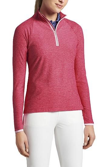 Peter Millar Women's Perth Raglan-Sleeve Quarter-Zip Golf Pullovers - Previous Season Style