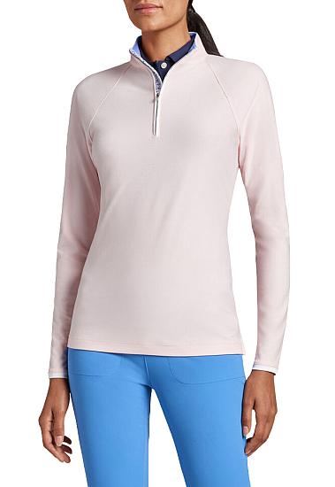 Peter Millar Women's Perth Melange Raglan-Sleeve Quarter-Zip Golf Pullovers - ON SALE