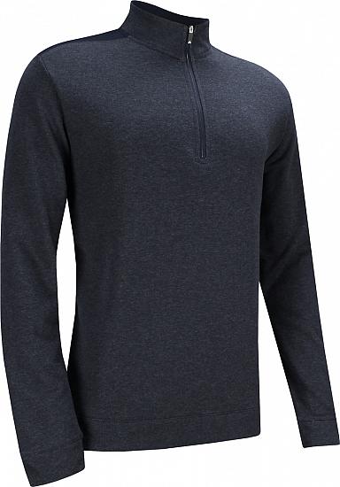 Adidas Heathered Quarter-Zip Golf Pullovers