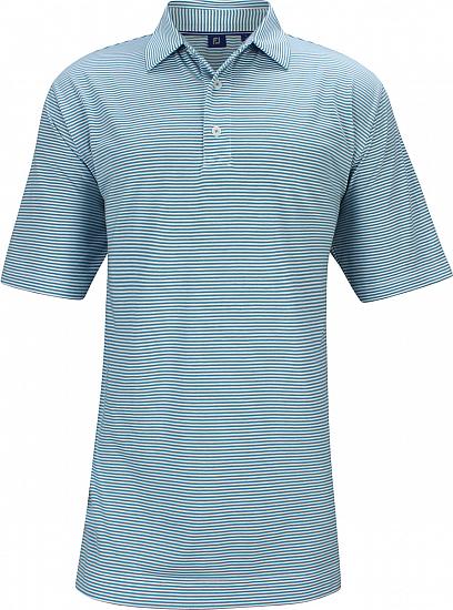 FootJoy Dri-Release Pinstripe Jersey Golf Shirts - FJ Tour Logo Available - Previous Season Style