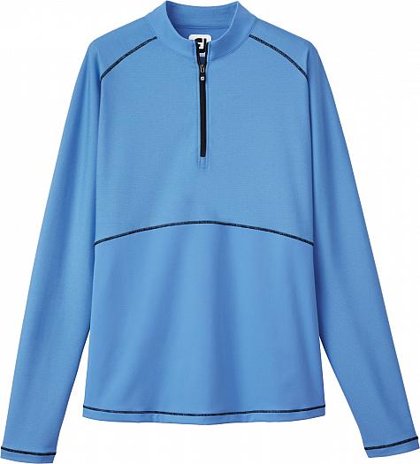 FootJoy Women's Mixed Jersey Rib Half-Zip Golf Pullovers - FJ Tour Logo Available - Previous Season Style