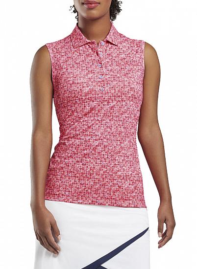 Peter Millar Women's Perfect Fit Birdies and Bogeys Sleeveless Golf Shirts - Previous Season Style