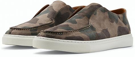 Peter Millar Suede Camo Slip-On Casual Shoes