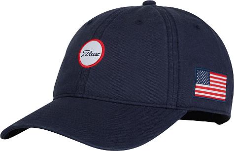 Titleist Montauk Garment Wash Adjustable Golf Hats - Limited Edition Stars & Stripes