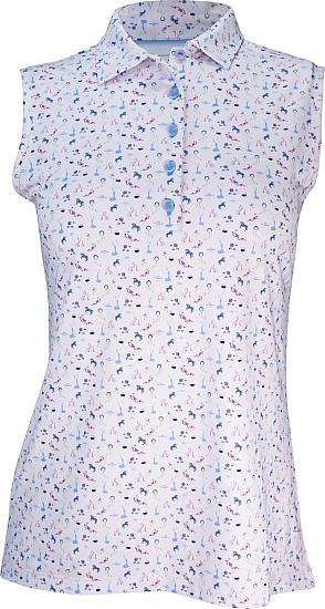 Peter Millar Women's Perfect Fit In Vogue Sleeveless Golf Shirts - Previous Season Style - ON SALE