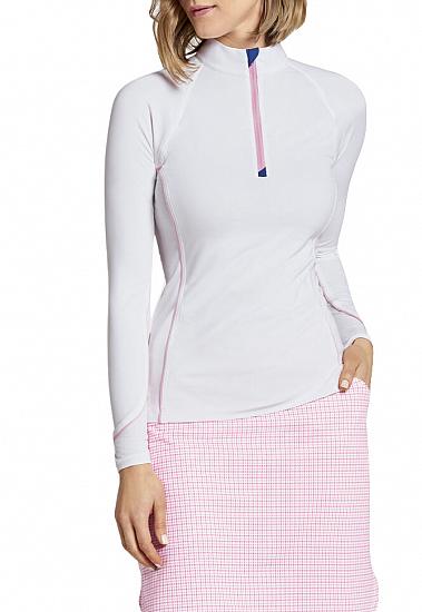 Peter Millar Women's Lightweight Sun Palmer Pink Comfort Golf Base Layers - Previous Season Style - ON SALE