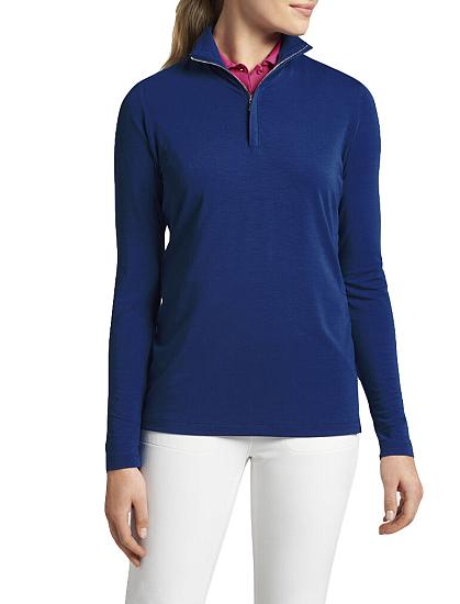 Peter Millar Women's Dri-Release Evelyn Cashmere Half-Zip Golf Pullovers - Previous Season Style - ON SALE