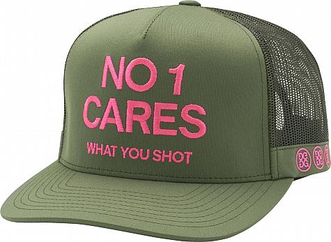 G/Fore No 1 Cares Mesh Trucker Snapback Adjustable Golf Hats - Previous Season Style