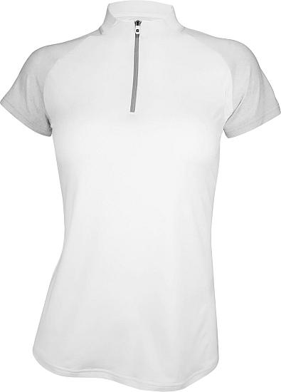 FootJoy Women's Raglan Zip Placket Golf Shirts - FJ Tour Logo Available - Previous Season Style