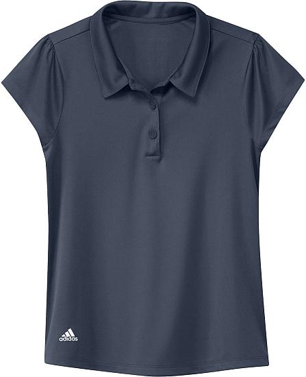 Adidas Girl's Performance Solid Junior Golf Shirts - Previous Season Style - ON SALE