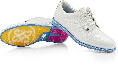 G/Fore Collection Gallivanter Women's Spikeless Golf Shoes - White/Baja Blue