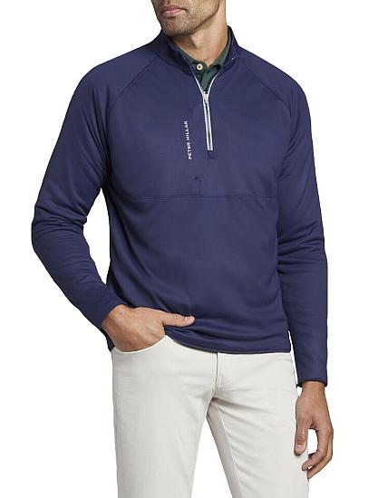 Peter Millar Thermal Flow Insulated Knit Quarter-Zip Golf Pullovers