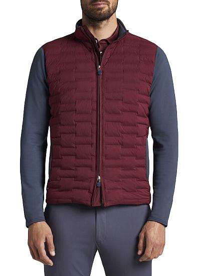 Peter Millar Crown Crafted Blaze Hybrid Full-Zip Casual Cardigans - Tour Fit
