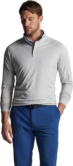 Peter Millar Crown Crafted Stealth Performance Quarter-Zip Golf Pullovers - Tour Fit - ON SALE