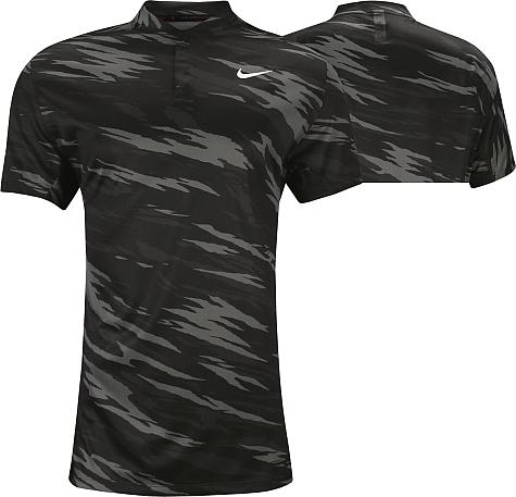 Nike Dri-FIT Tiger Woods Advanced Print Blade Golf Shirts