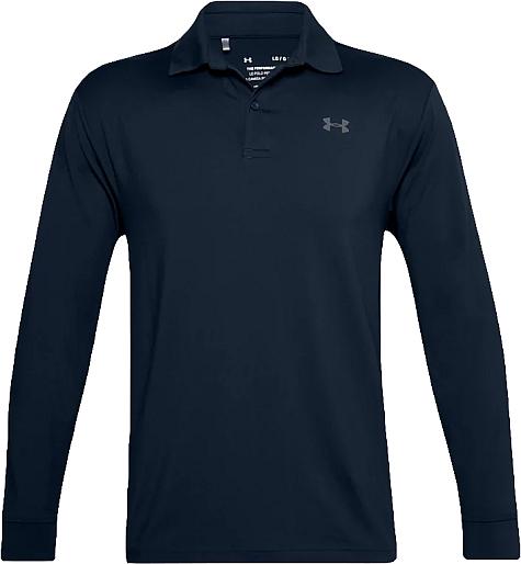 Under Armour Performance Textured Long Sleeve Golf Shirts