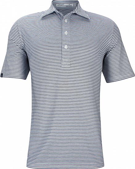 Criquet Range Performance Micro Nelson Stripe Jersey Golf Shirts