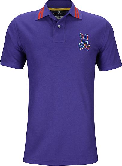 Psycho Bunny Barbon Neon Glow Golf Shirts